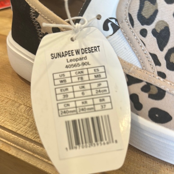 NWT Hey Dude Tan and Black Slip-On Sneakers - Picture 2 of 3